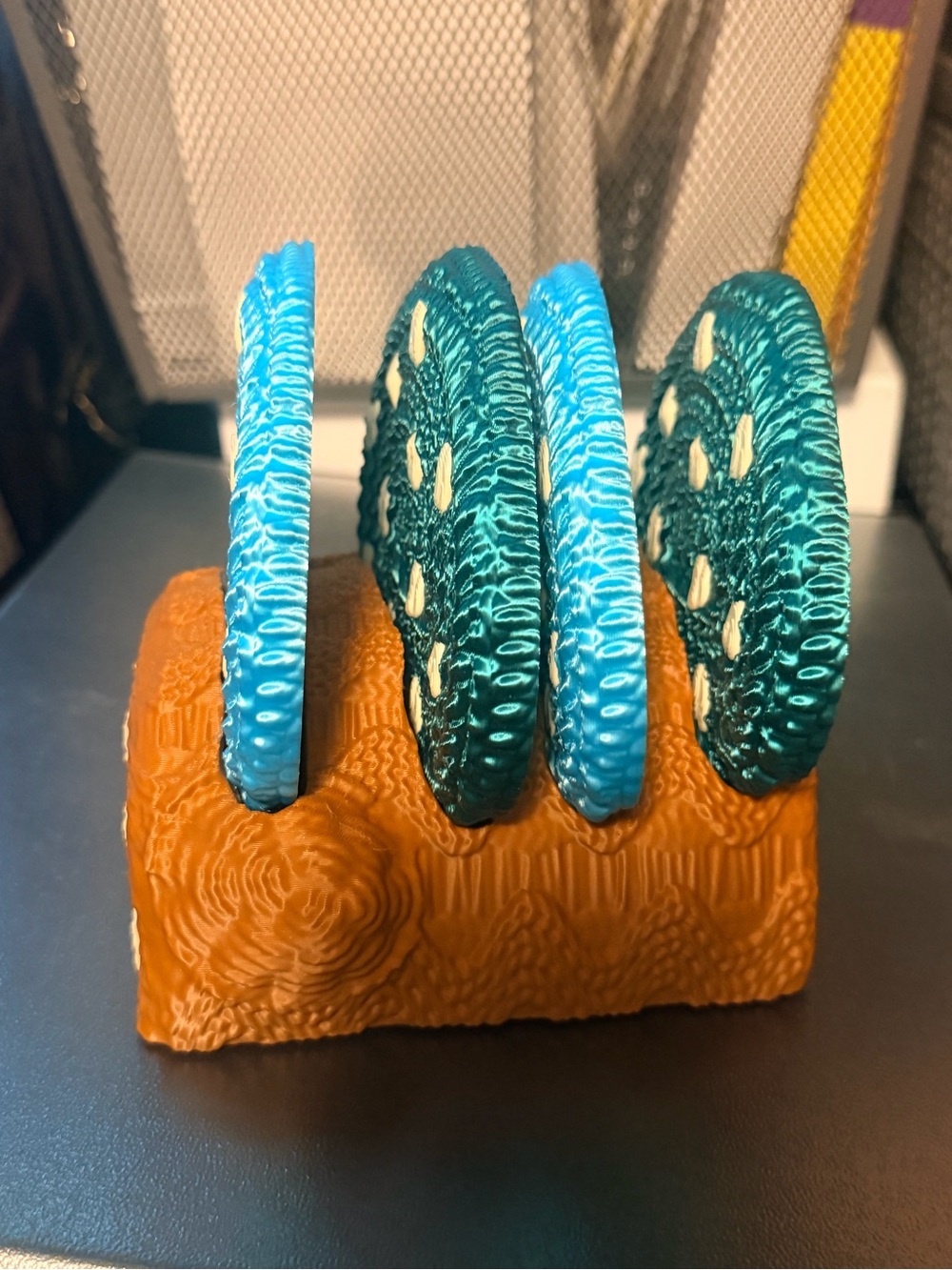 3D Coasters - Mushroom/Log - 4 Piece Set